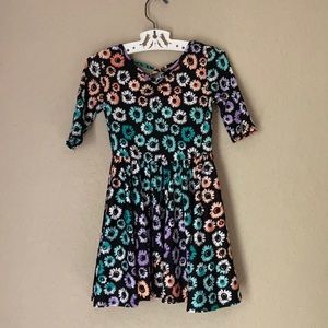 Dot Dot Smile Multicolor Sunflower Dress